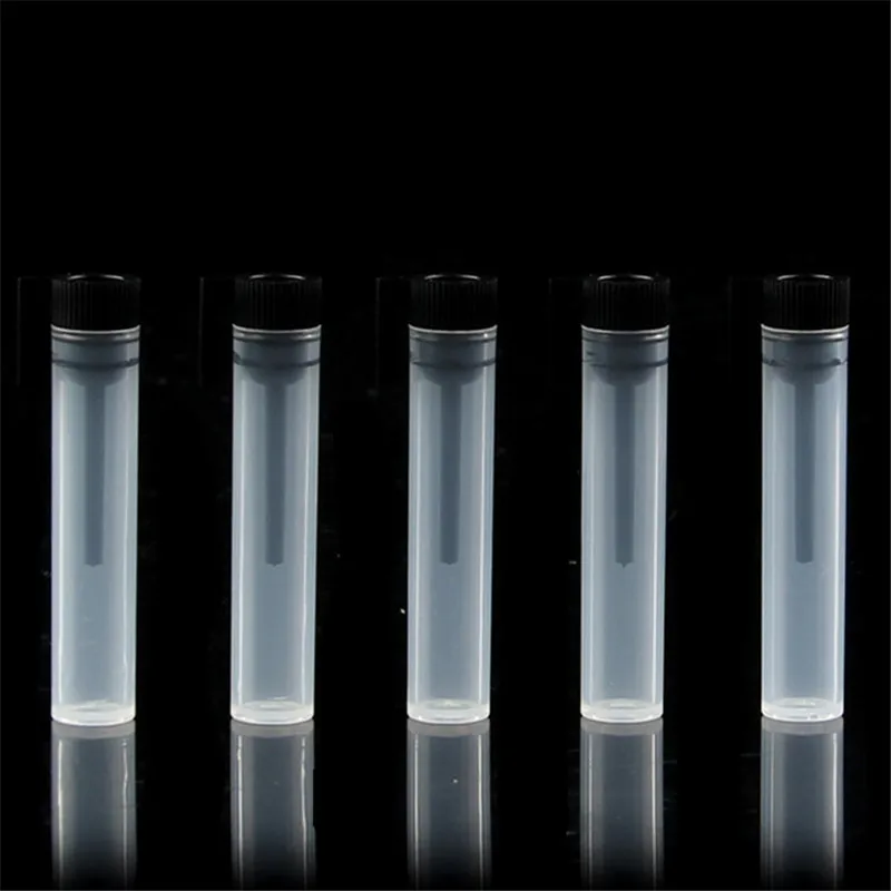 50pcs/lot 2ml mini plastic sticla de parfum ulei esențial de probă flacoane tester proces sticla de Parfum cu roșu și balck dop
