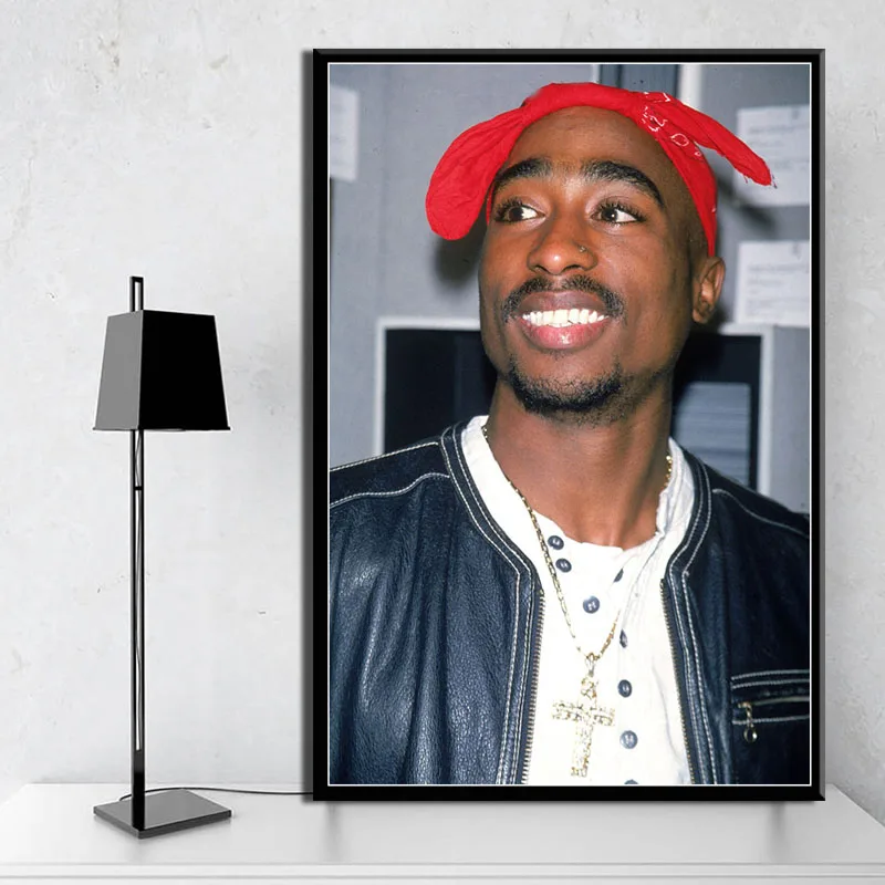 Tupac Shakur 2PAC Haiduc Muzica Rap, Rapper-ul Star Hip-Hop Arta Pictura pe Pânză de Mătase Poster de Perete Decor Acasă