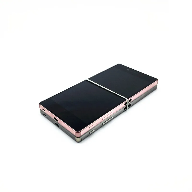 5.5 inch Pentru Sony Xperia Z5 Premium E6853 E6883 E6833 LCD Display cu Touch Screen Digitizer Asamblare cu Butonul Cadru