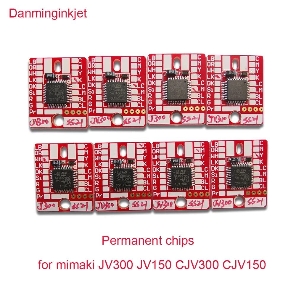 Cartus cerneala SS21 permanent chips-uri pentru mimaki JV300 JV150 CJV300 CJV150 solvent printer cartuș de cerneală