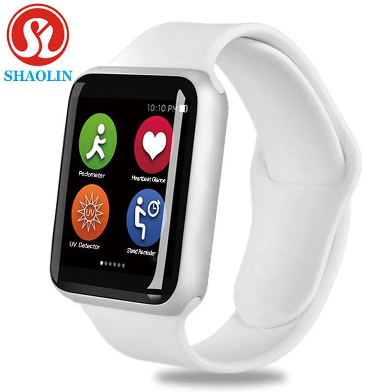 Bluetooth ceas inteligent bărbați smartwatch caz pentru iphone samsung xiaomi ceas inteligent android Series4 apple watch 4 (Butonul Rosu)