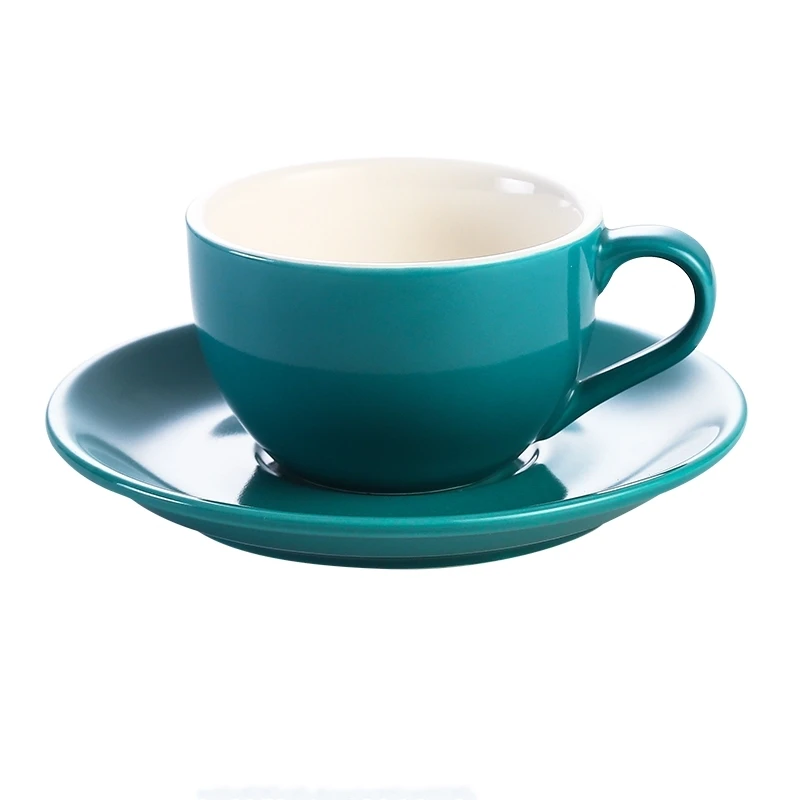 150ml de înaltă calitate ceramice cești de cafea ceasca de Cafea set Simplu stil European Cappuccino flori cesti cafea cu Lapte
