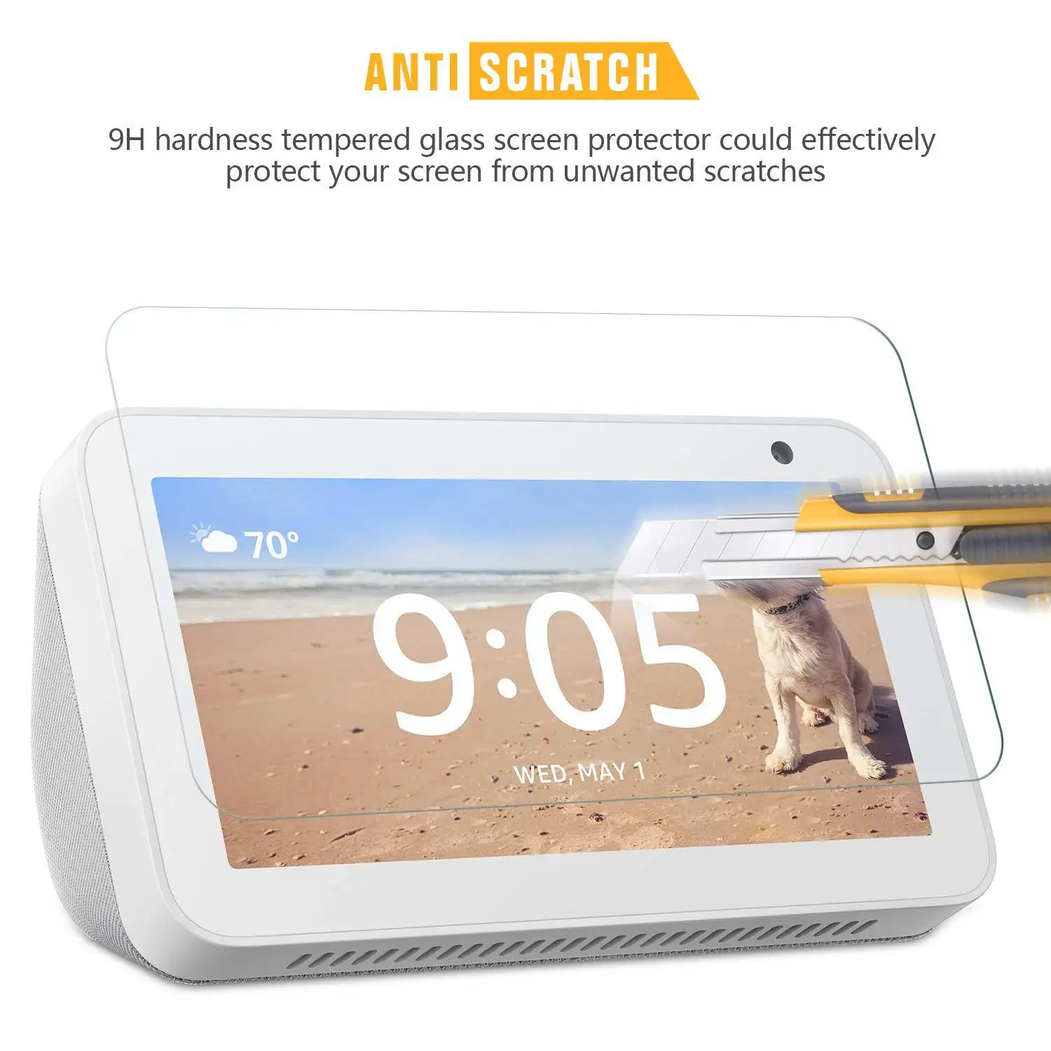 Ecran Protector Sticla Anti-Scratch Pentru Amazon Echo Show 5 8 HD 8.0