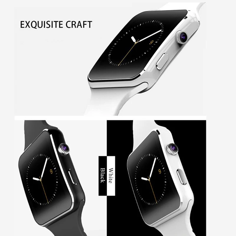 Noul X6 Inteligent Ceas cu Camera cu Ecran Tactil Bluetooth Încheietura mâinii smartch-ul Ceas pentru Android, IOS, Telefon Sport Smartwatch Cartela Sim 1yw