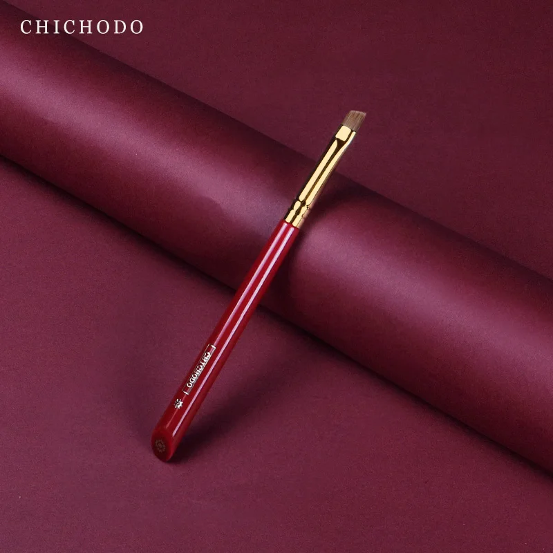 CHICHODO machiaj perie-Lux Trandafir Roșu serie-de înaltă calitate nevăstuică coada de par perie sprâncene-instrument de cosmetice-par natural face