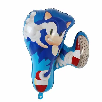 50pcs/lot Sega Sonic Ariciul Super-Erou Lateral Dublu Balon de Folie petrecerea de ziua decor baloane copil de dus aer globos