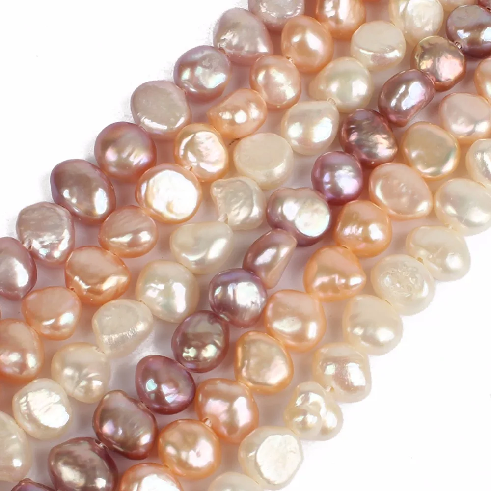 Moda naturale 8-9mm Plat Neregulate colier de perle Pentru Femei Fată de apă dulce colier de perle de luare de bijuterii diy