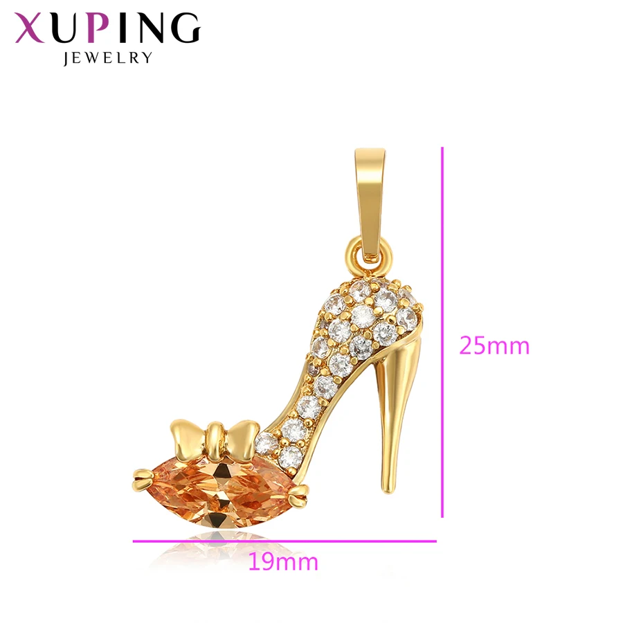 Xuping Farmec deosebit Stil Romantic Lumina Pandantiv Culoare Aur Galben Placat pentru Femei Populare de Design de Bijuterii Cadou 34887