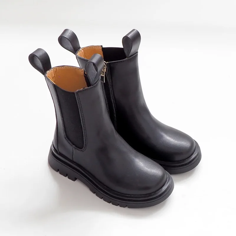 Iarna Copiii Chelsea Cizme Casual de Toamna din Piele PU Școlar Pantofi de Moda În Cizme de Zapada 2020 NOU pentru Copii Fete Martin Boot