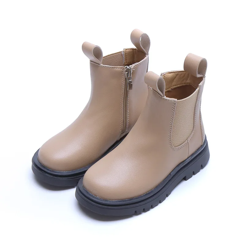 Iarna Copiii Chelsea Cizme Casual de Toamna din Piele PU Școlar Pantofi de Moda În Cizme de Zapada 2020 NOU pentru Copii Fete Martin Boot
