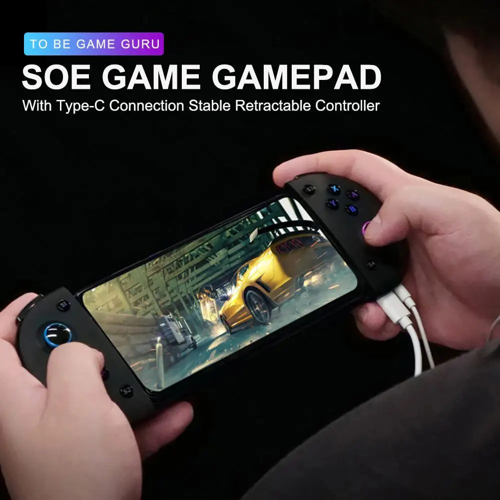 Gamepad cu Tip-C Conexiune Retractabil Stabil Controller Pentru Smartphone-ul joc Portabil ocupa joystick butoane Sensibile