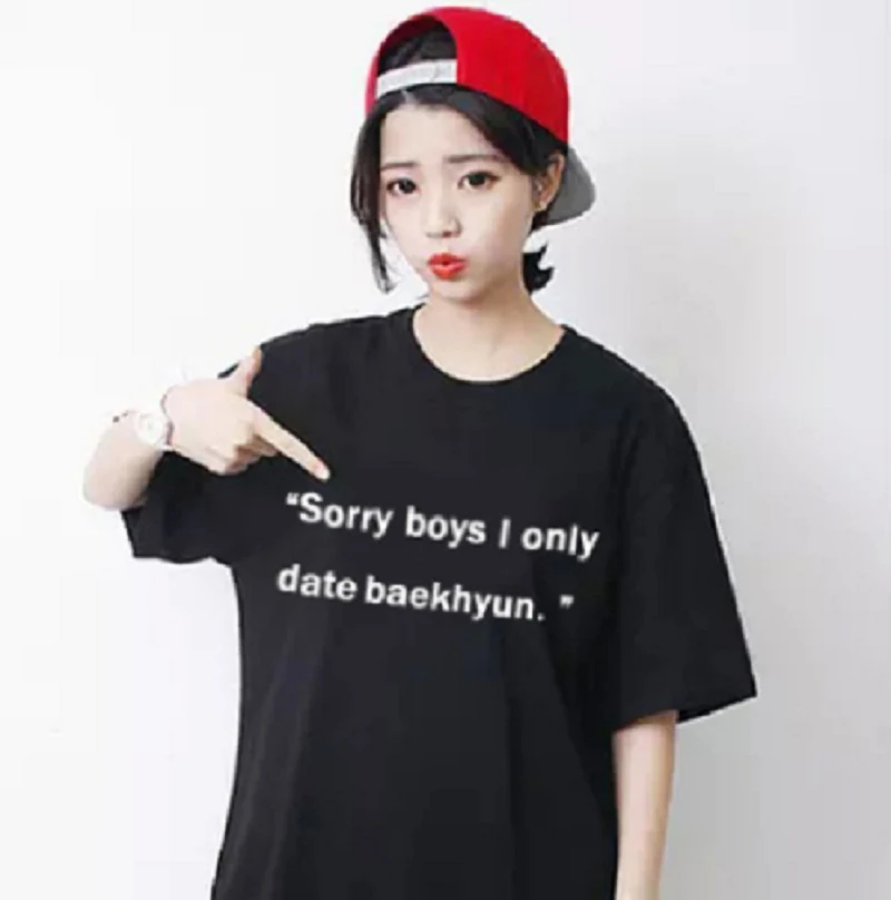 Mainlead KPOP EXO Băiatul Meu T-shirt Sehun Tricou Kris Chanyeol Baekhyun Bumbac Unisex Tee Barbati Femei
