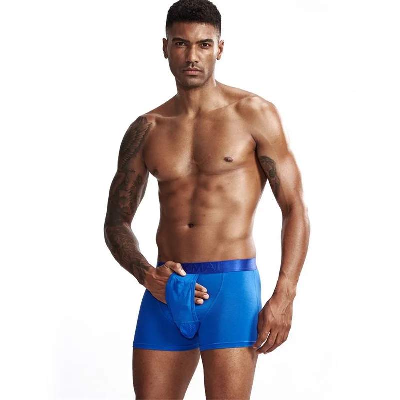 Bărbați Funtional Lenjerie Modal Boxershorts Husă U convex Separare Chiloți Boxer mai Multe Culori