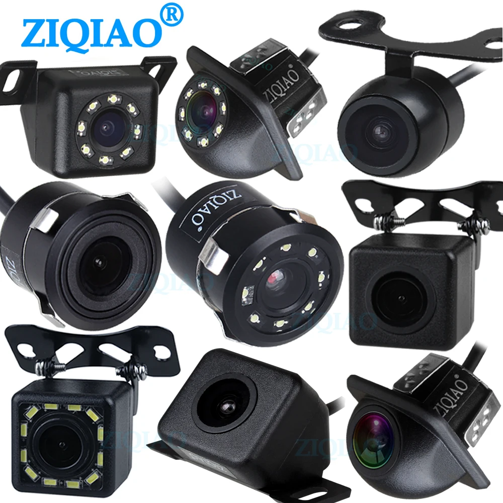 ZIQIAO Auto Universal Vedere din Spate aparat de Fotografiat Viziune de Noapte de 170 Grade HD Auto de Asistență de Parcare Camera
