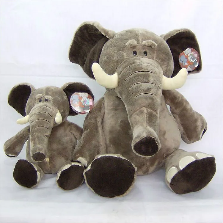 25CM Jungle Brothers Jucărie de Pluș Umplute Elefant Animale de Păpuși pentru copii Cadouri