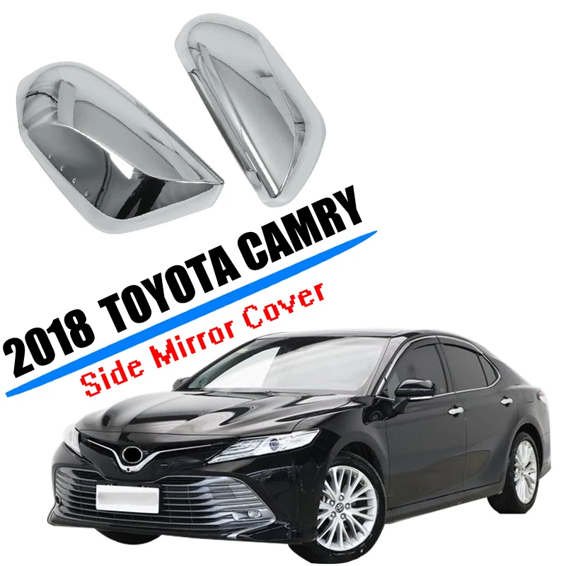 Potrivit Pentru Toyota Camry 2018 2019 ABS Partea de acoperire oglindă Ușă Retrovizoare fibra de Carbon style 2 BUC