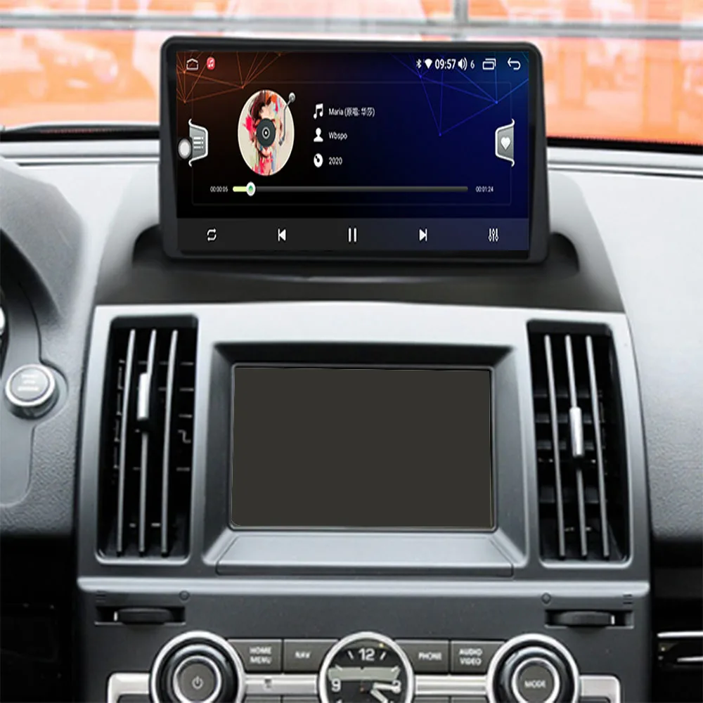 9.66 Inch HD Ecran Android Sistem Auto Multimedia Player Radio Navigatie GPS DVD Pentru Land Rover Freelander 2 2007-WiFi