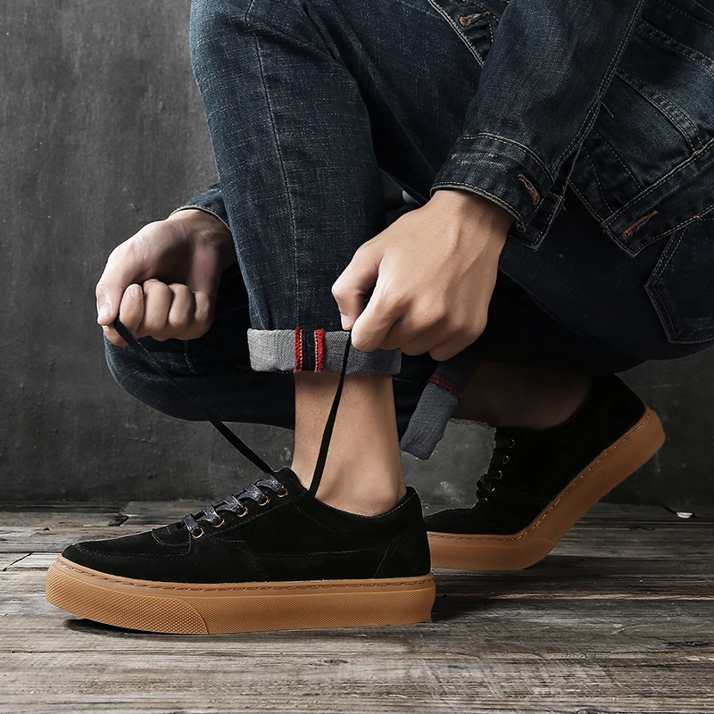 Suede Mens Pantofi Respirabil Confortabil Alunecare Casual Rezistent Lux Om Liber Pantofi Din Piele Pentru Bărbați Adidași De Moda