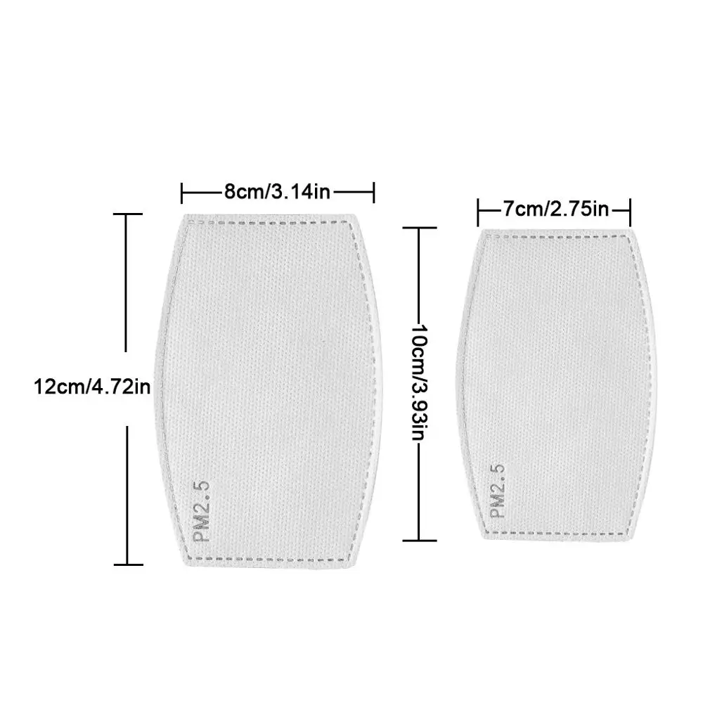 20/50/200Pcs 5 Strat PM2.5 Masca Filtru Tampoane de schimb pentru PM25 Masca Filtru Gura de Protecție Față Prietenoasă cu Pielea Praf Pad