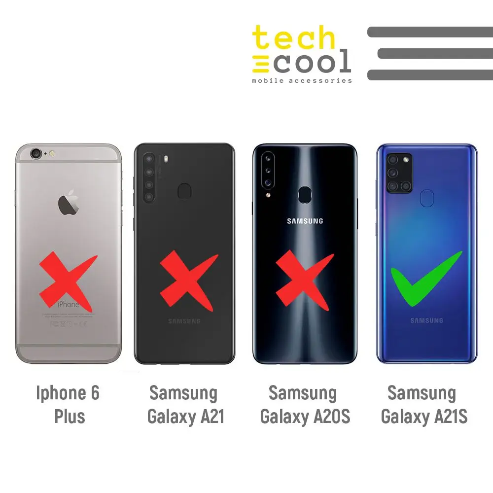FunnyTech®Silicon de Caz pentru Samsung Galaxy A21s am Galaxy Albastru