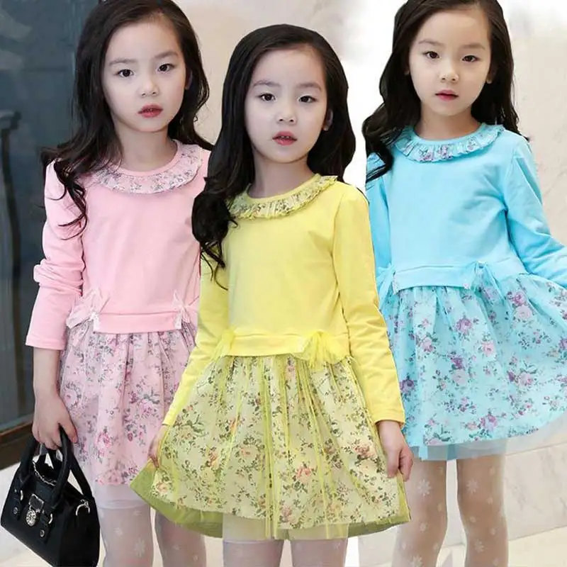 Rochie De Primăvară Pentru Fete 2-12 Ani Copii Mici Chineză Rochie De Floare De Bumbac Vestidos Menina Rochie De Bal Roupas Haine Casual Pânză