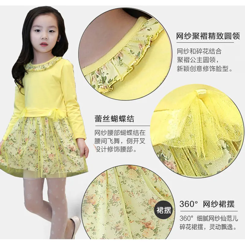 Rochie De Primăvară Pentru Fete 2-12 Ani Copii Mici Chineză Rochie De Floare De Bumbac Vestidos Menina Rochie De Bal Roupas Haine Casual Pânză