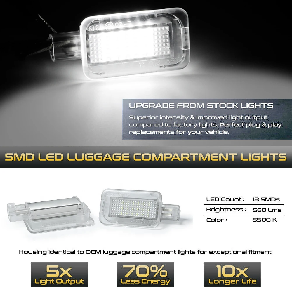 18SMD T10 w5s LED portbagaj Lumini de Interior Pentru Acura TSX TLX RSX ILX TL MDX RDX