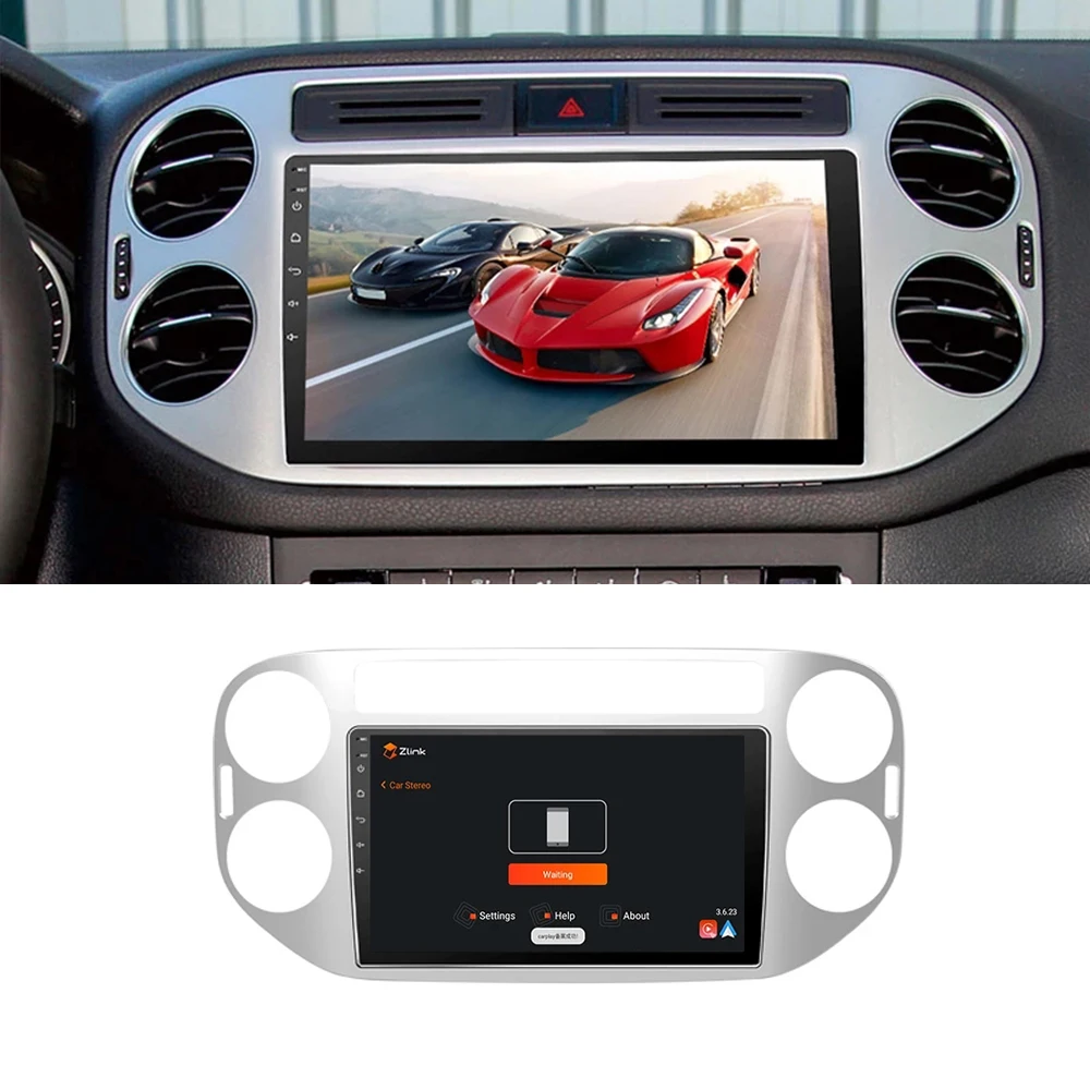 DSP Android 10 Radio Auto GPS Pentru Volkswagen VW Tiguan 1 NF 2006-2016 Multimedia Video Player 2 Din Navigare 4G 64GB DTS HIFI