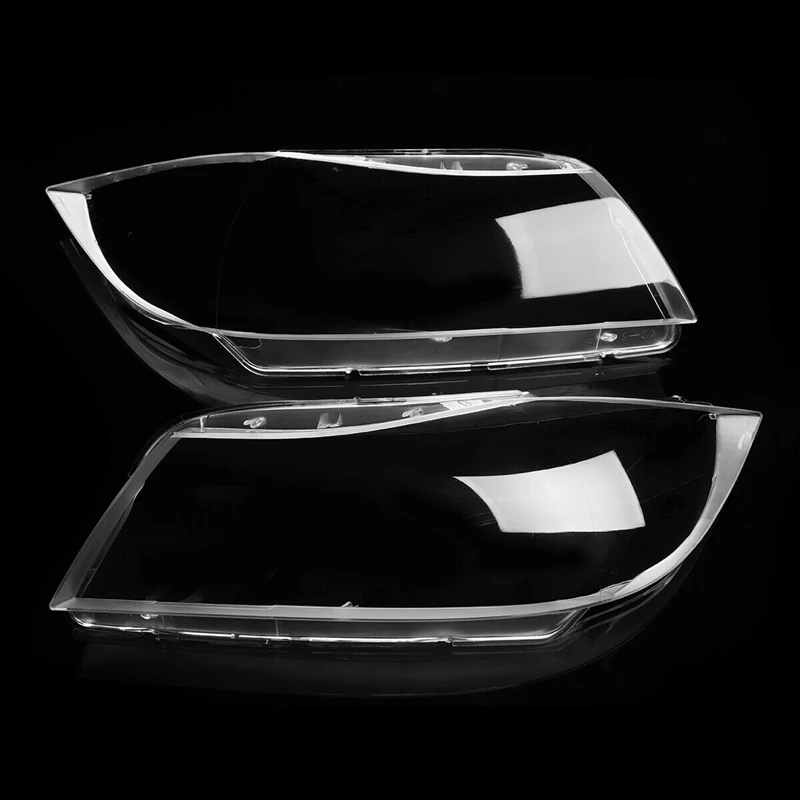 1 Pereche Masina cu Xenon Faruri de Sticla de Lampa Capacul Obiectivului pentru BMW seria 3 E90 E91