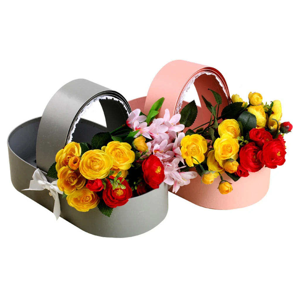 Creative Coș De Flori Leagăn Cutie De Flori De Trandafir Aranjament Floral Cos Cadou Boxs Nunta Romantica De Craciun Decor Decor Acasă