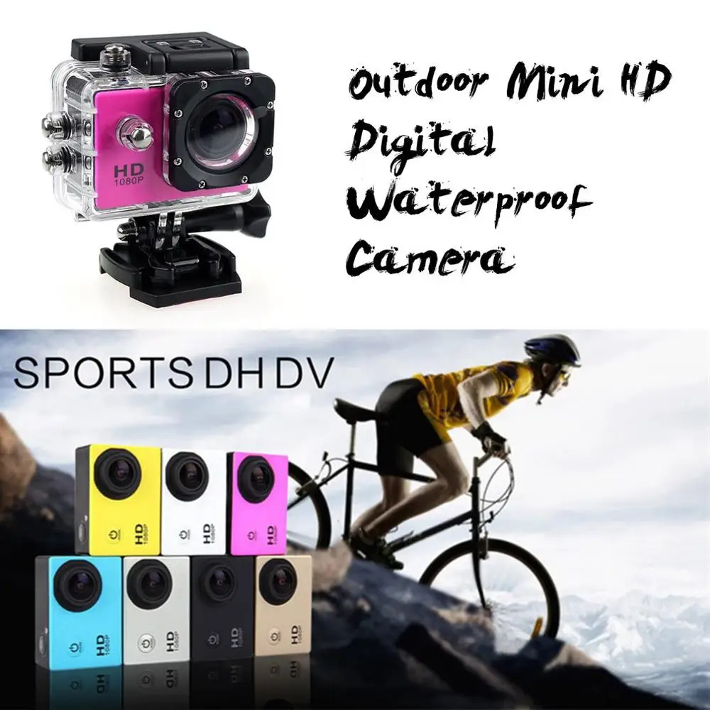 În aer liber, Mini Sport de Acțiune aparat de Fotografiat Ultra 30M 1080P Subacvatica Waterproof Casca de Înregistrare Video Camere video Sport Cam pentru SJCAM SJ4000