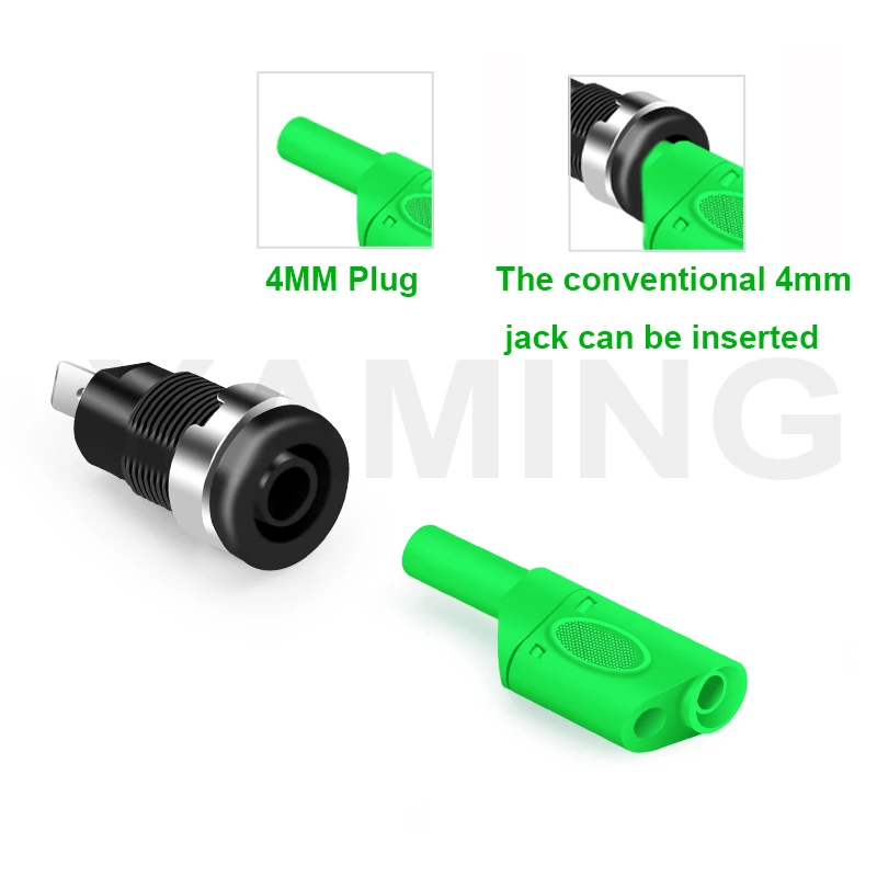 10buc/lot 4mm care pot fi Stivuite Sacou Siguranță Mufă Banană PL6-PL8 Sudare Tip Conector Rosu/Galben/Albastru/Verde/Negru
