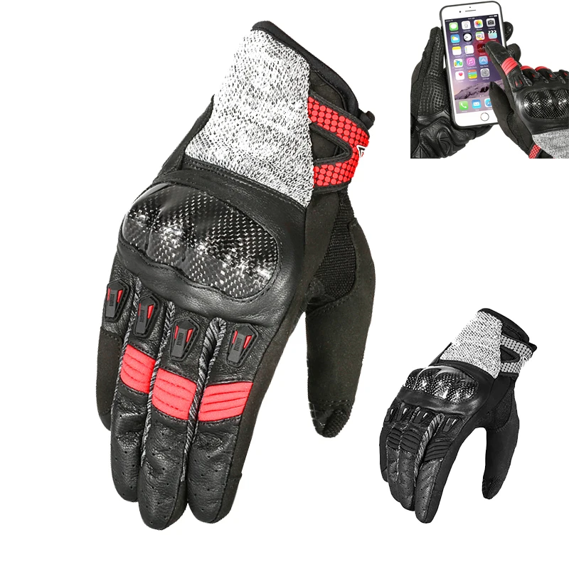 MOTOWOLF Mănuși de Motociclete Confortabil Sporturi Extreme Garda Respirabil în aer liber Cursa Mănuși de Conducere de Curse Mănuși Touch screen