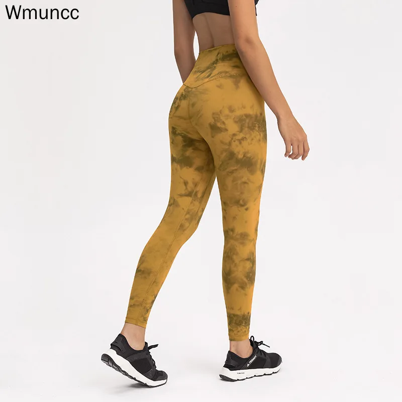 Wmuncc Yoga Pantaloni Femei Fitness Talie Mare Sală De Sport Legging De Funcționare Sport Strâns Stretch Skinny Softy Material Squateproof De Imprimare