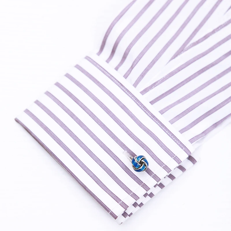 KFLK Bijuterii butoni camasa pentru barbati Brand de designer de Înaltă Calitate Mansete link-uri de Moda Albastru de Lux Butoane de Nunta Transport Gratuit