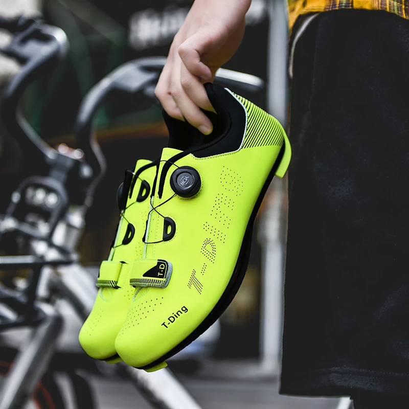 De înaltă Calitate Dublu Catarame de Pantofi de Ciclism MTB Biciclete Rutier Pantofi Respirabil Auto-Blocare Biciclete Pantofi de Ciclism Profesionist, Adidas