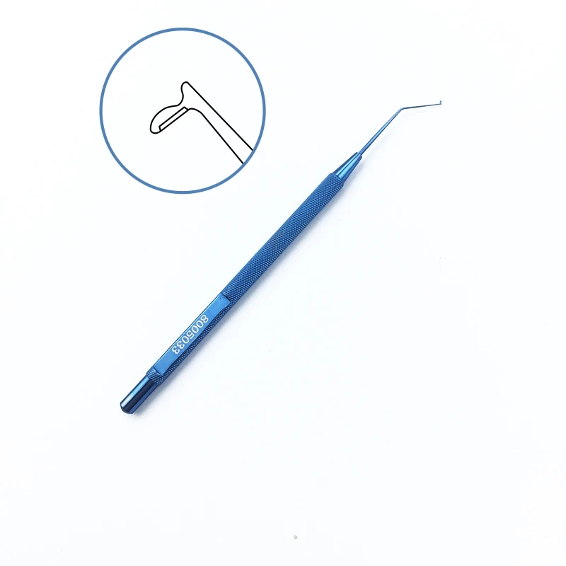 Oftalmic Titan instrument 1buc Fukasaku Școlarului Mic Snapper Cârlig Cu o lin lustruit notch ochi instrumente chirurgicale