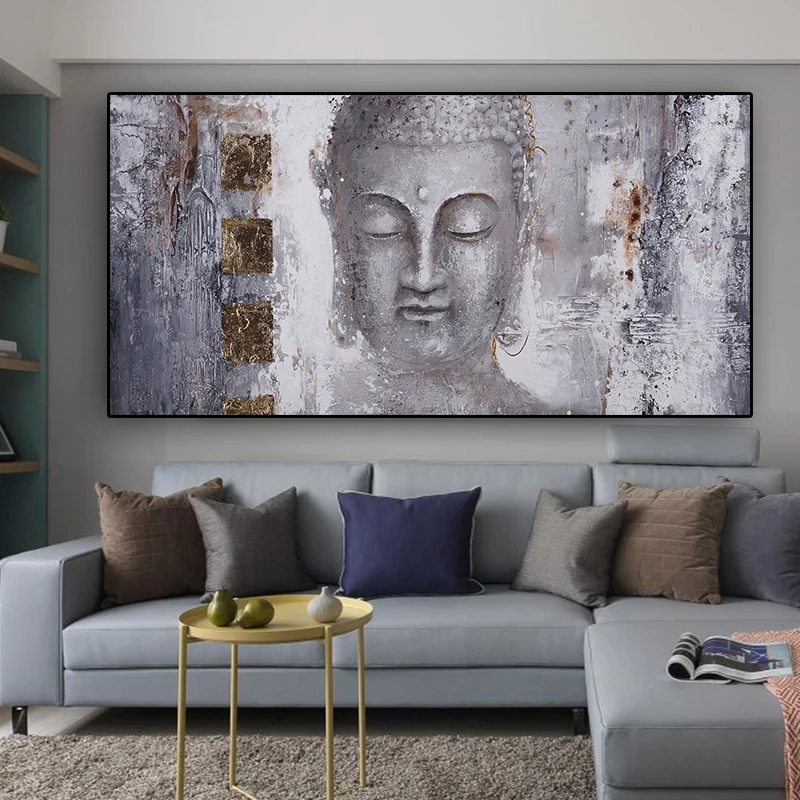 Religioase Postere Domnul Buddha Abstracte Pictura in Ulei pe Panza Scandinave Perete Decor Pop-Art Imaginile pentru Camera de zi