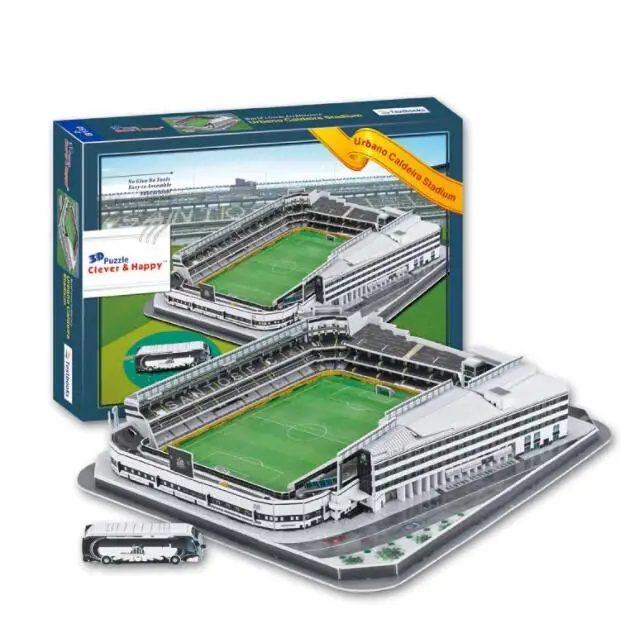 Sport Estadio Urbano Caldeira Stadion de Fotbal 3D Hârtie DIY Puzzle Model de Jucărie de Învățământ Kituri de Copii Baiat Cadou de Jucărie