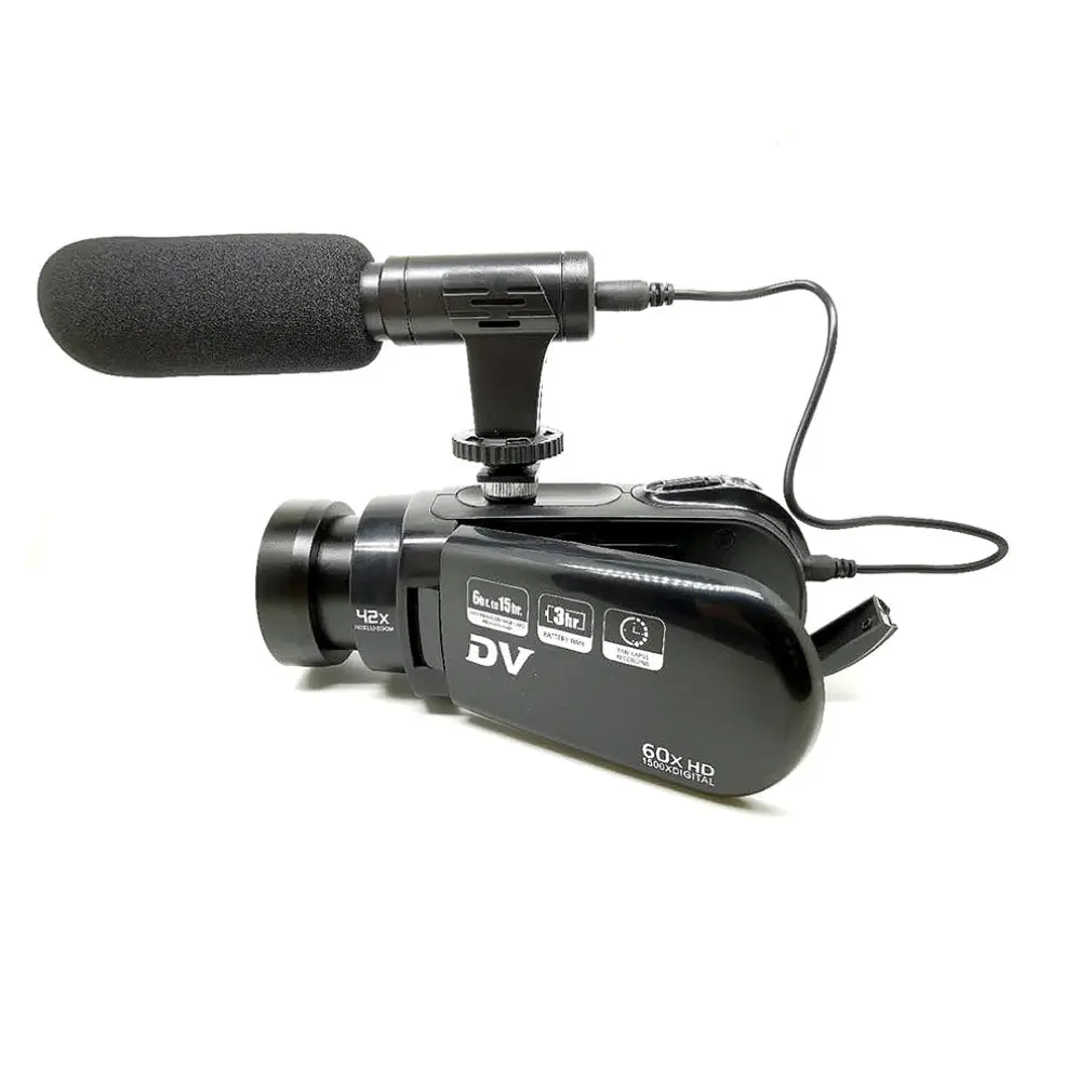 D601 Ușor De 16 Milioane de Pixeli Camera Video Digitala cu Obiectiv cu unghi Larg de Înregistrare Microfon