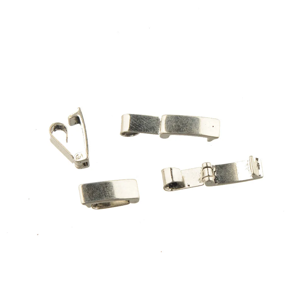 Constatările de bijuterii Cleme Conectori Comută DIY Extins Cârlige Bratari Argint Antic Gol Moda Wholesales 13*4.8 mm 50buc