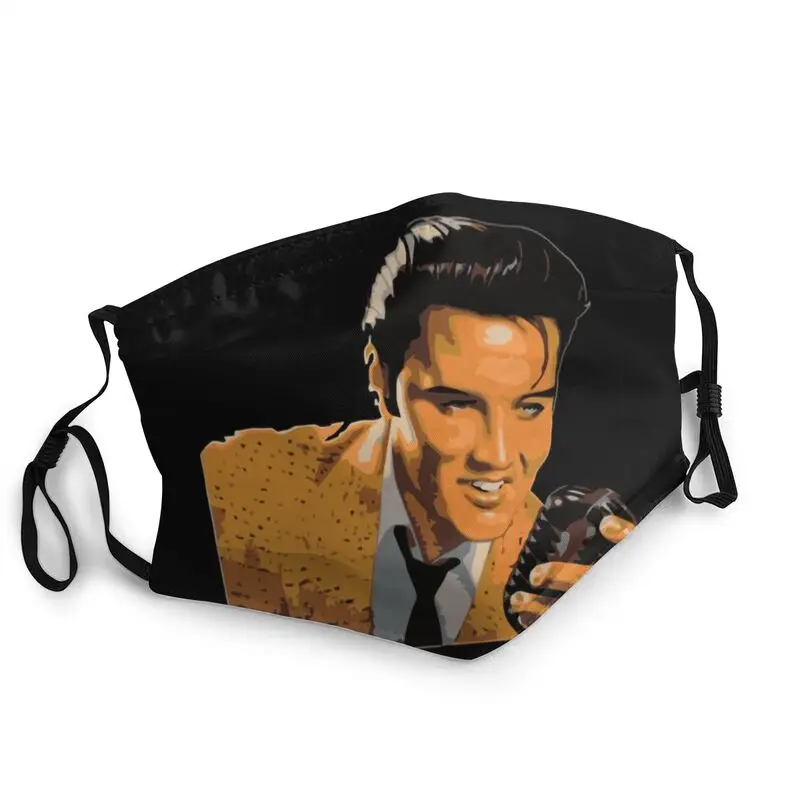 Elvis Presley Epocă Non-Unică Folosință Legenda Muzicii King Masca De Fata Anti-Ceață Capac Protecție Praf Respirat Gura-Mufla