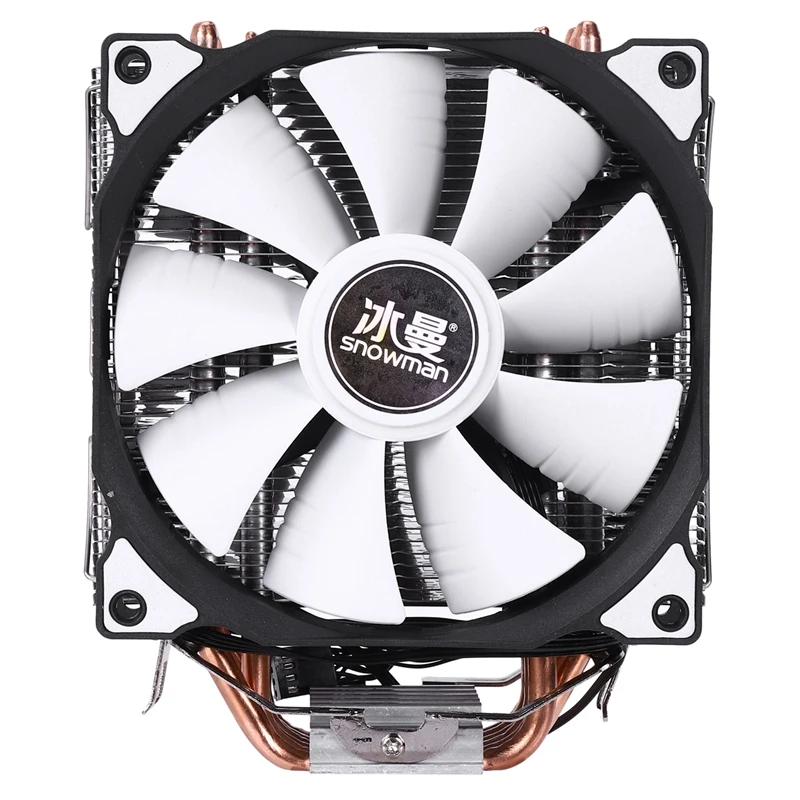 Om de ZĂPADĂ M-T6 4PIN CPU Cooler Master 6 Heatpipe Dublu de Ventilatoare 12cm Ventilatorului de Răcire LGA775 1151 115X 1366 Suport Intel AMD