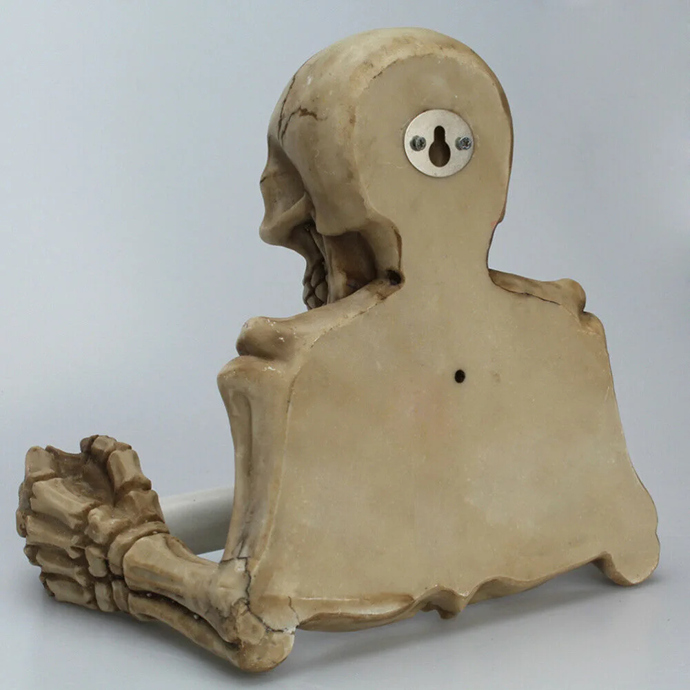 Craniul Rola de Hârtie Igienică Suport de Montare pe Perete Uscat Prosop de Baie Decor Acasă LB88