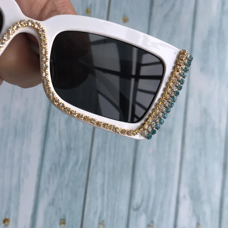 ZAOLIHU Designer de Moda ochelari de Soare pentru Femei Pătrat Supradimensionate Cadru Diamant de sex Feminin de Ochelari de Soare UV400 Ochelari 3 Stil de Cristal Gafas