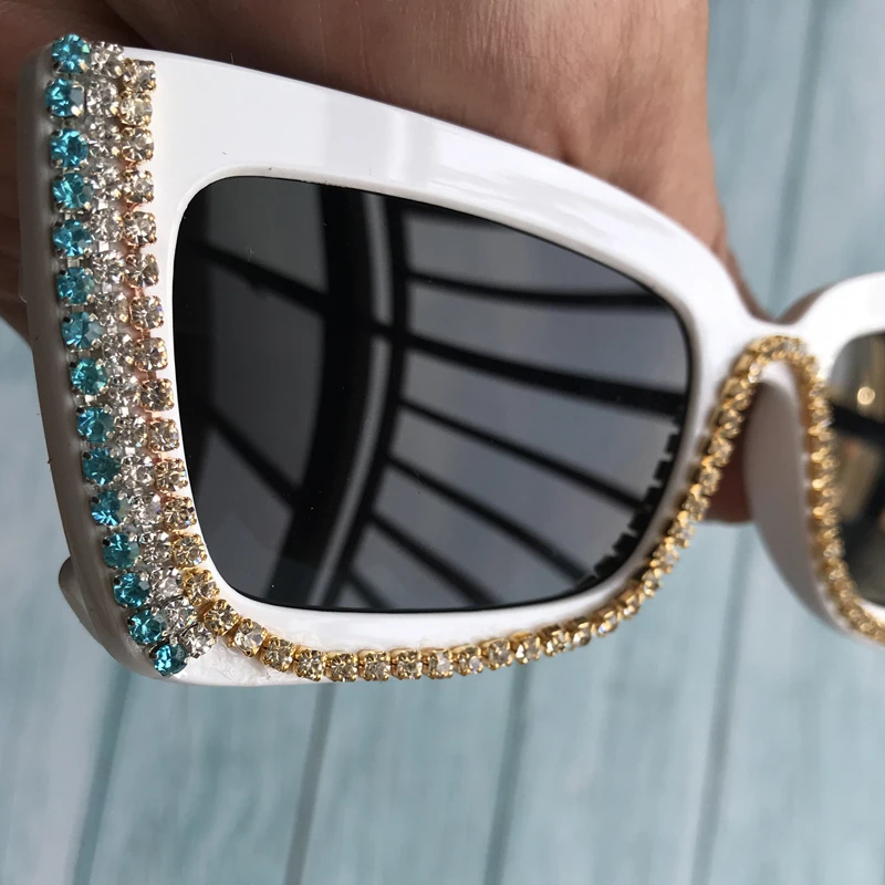 ZAOLIHU Designer de Moda ochelari de Soare pentru Femei Pătrat Supradimensionate Cadru Diamant de sex Feminin de Ochelari de Soare UV400 Ochelari 3 Stil de Cristal Gafas