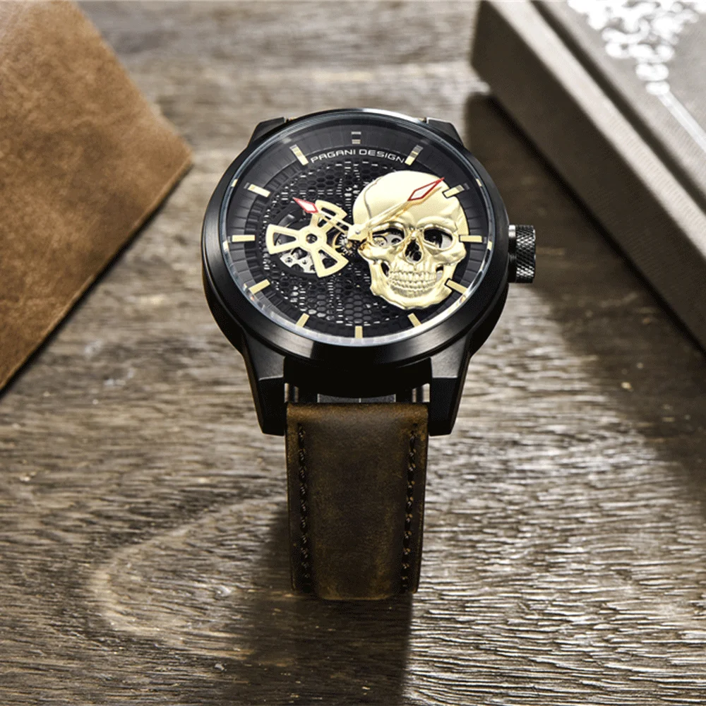 PAGANI DESIGN de Top de Brand Nou de Lux Ceas Mecanic de Moda rezistent la apa 100M Bărbați Ceas Sport din Oțel Inoxidabil Ceas