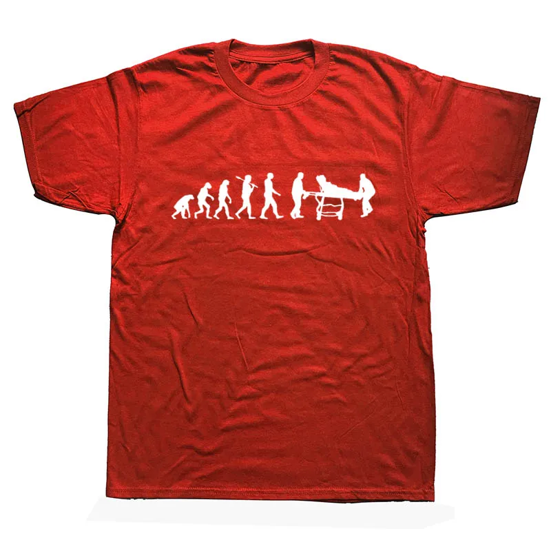 Evoluția Paramedic Mens Amuzant Cadou Unic Prezenta Brand Print T-Shirt