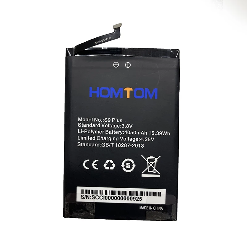 NOU Original 4050mAh S9 Plus Baterie Pentru HOMTOM S9 Plus Telefonul In Stoc de Înaltă Calitate +Numărul de Urmărire