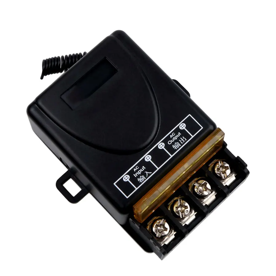 Kebidumei 1 buc 220V 30A releu Wireless RF Control de la Distanță Comutator 1 Transmițător+ 1Receiver 433MHz controler de la Distanță